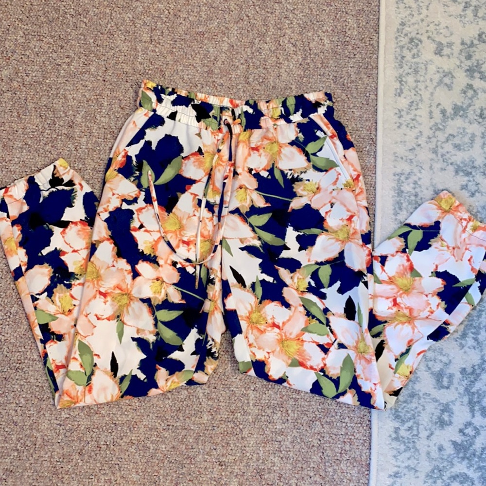 J. Crew Factory floral pants!